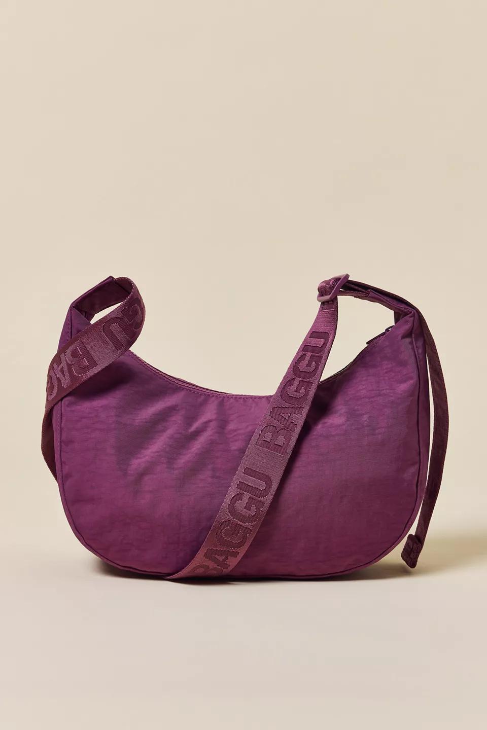 Burgundy Slouchy Shoulder Bag