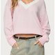 Pink V-Neck Sweater