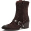 Brown Suede Harness Boots