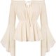 Cream Peasant Blouse