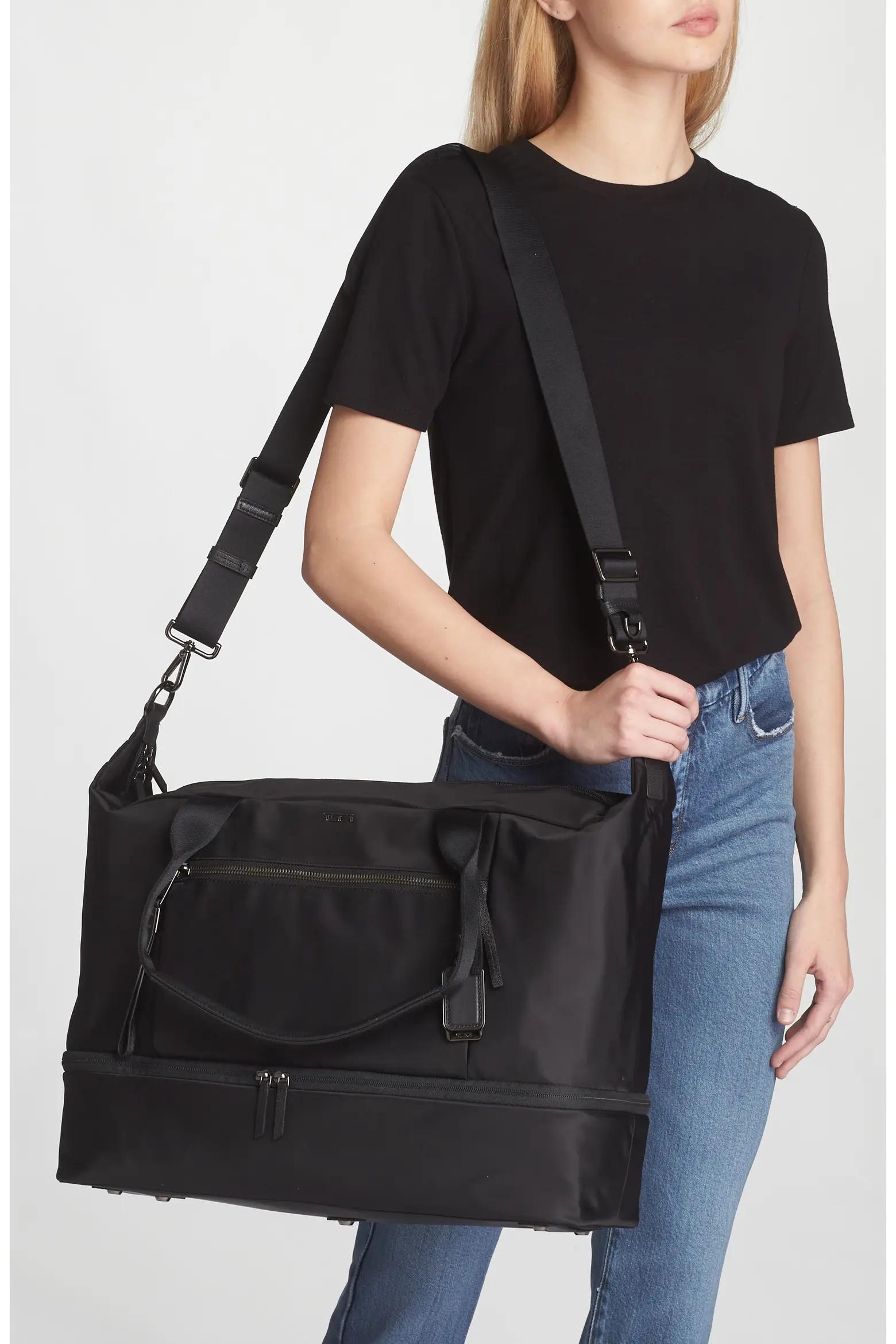 Black Crossbody Travel Bag