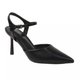 Black Pointed-Toe Slingback Pumps