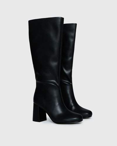 Black Knee-High Boots