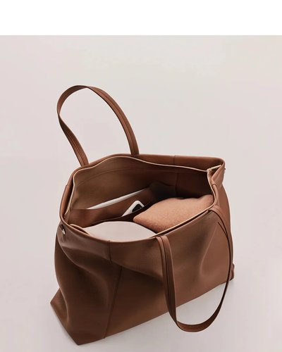 Brown Leather Tote Bag