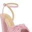 Pink Knot Platform Heels