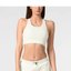 White Racerback Sports Bra