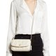 Ivory Quilted Crossbody Bag