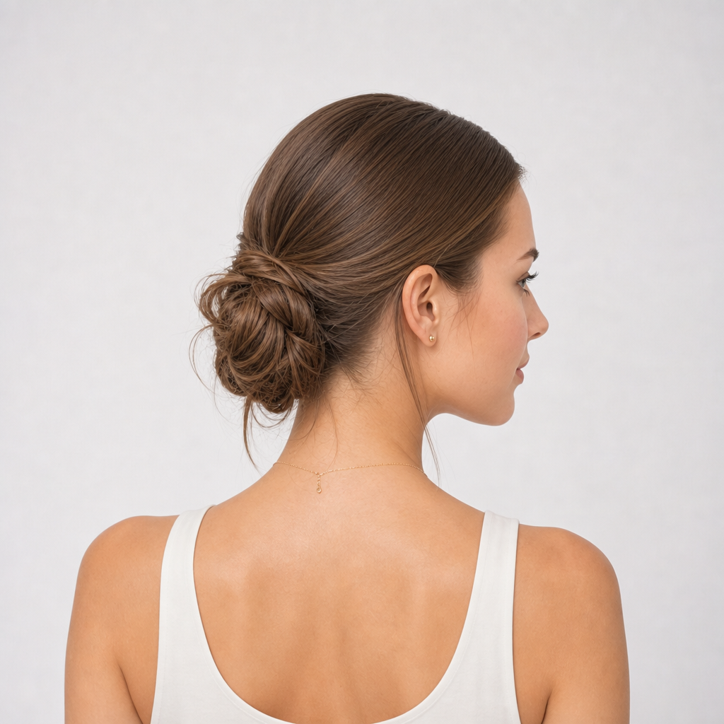 Clean Girl Hair angle 2