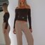Beige Drawstring Trousers
