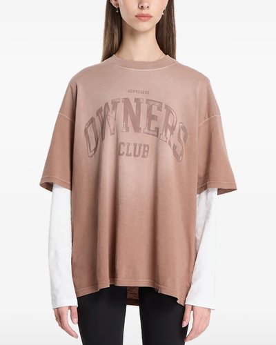 Taupe Collegiate Graphic T-Shirt