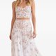 Pink Floral Maxi Skirt
