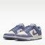 Blue and White Low-Top Sneakers