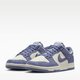 Blue and White Low-Top Sneakers