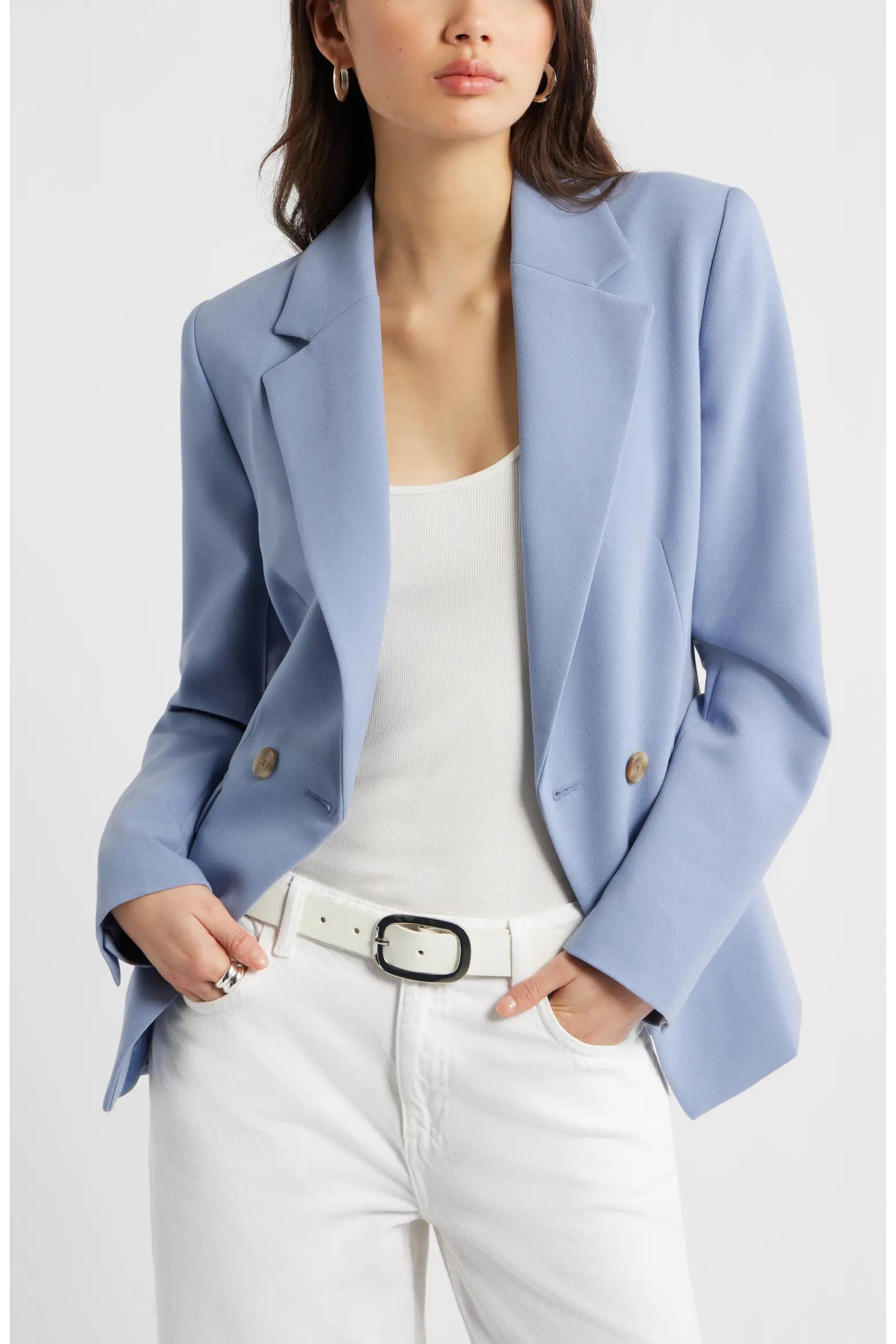 Light Blue Tailored Blazer
