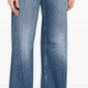 Light Wash Wide-Leg Utility Jeans