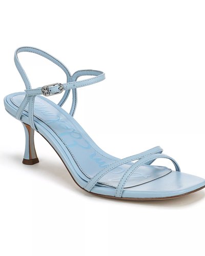 Blue Strappy Heeled Sandals