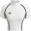 White Short-Sleeve Zip Top