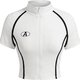 White Short-Sleeve Zip Top
