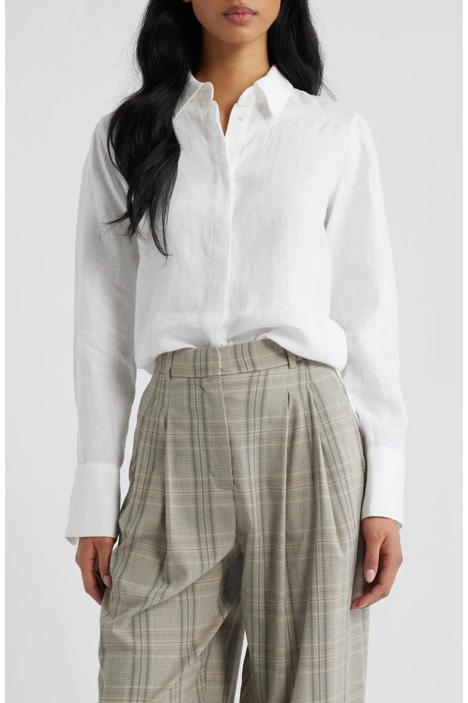 White Button-Down Shirt