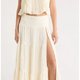 White Tiered Maxi Skirt
