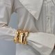 Gold Chunky Cuff Bangles