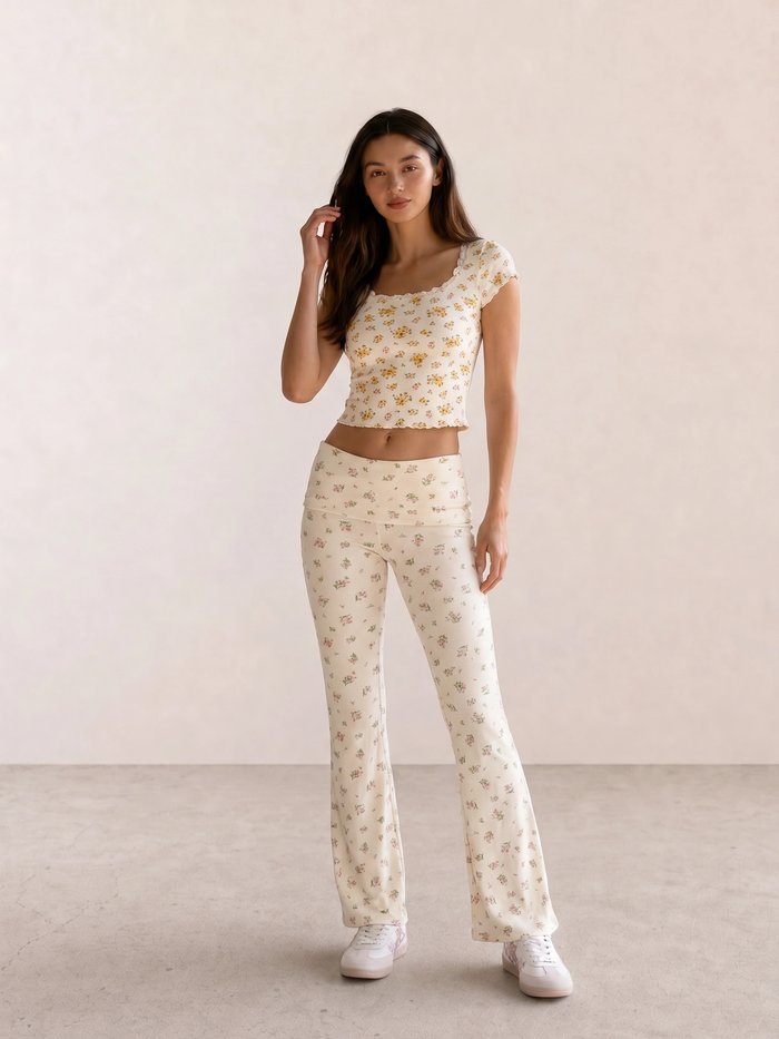 Gelbes Gänseblümchen Co-Ord Set