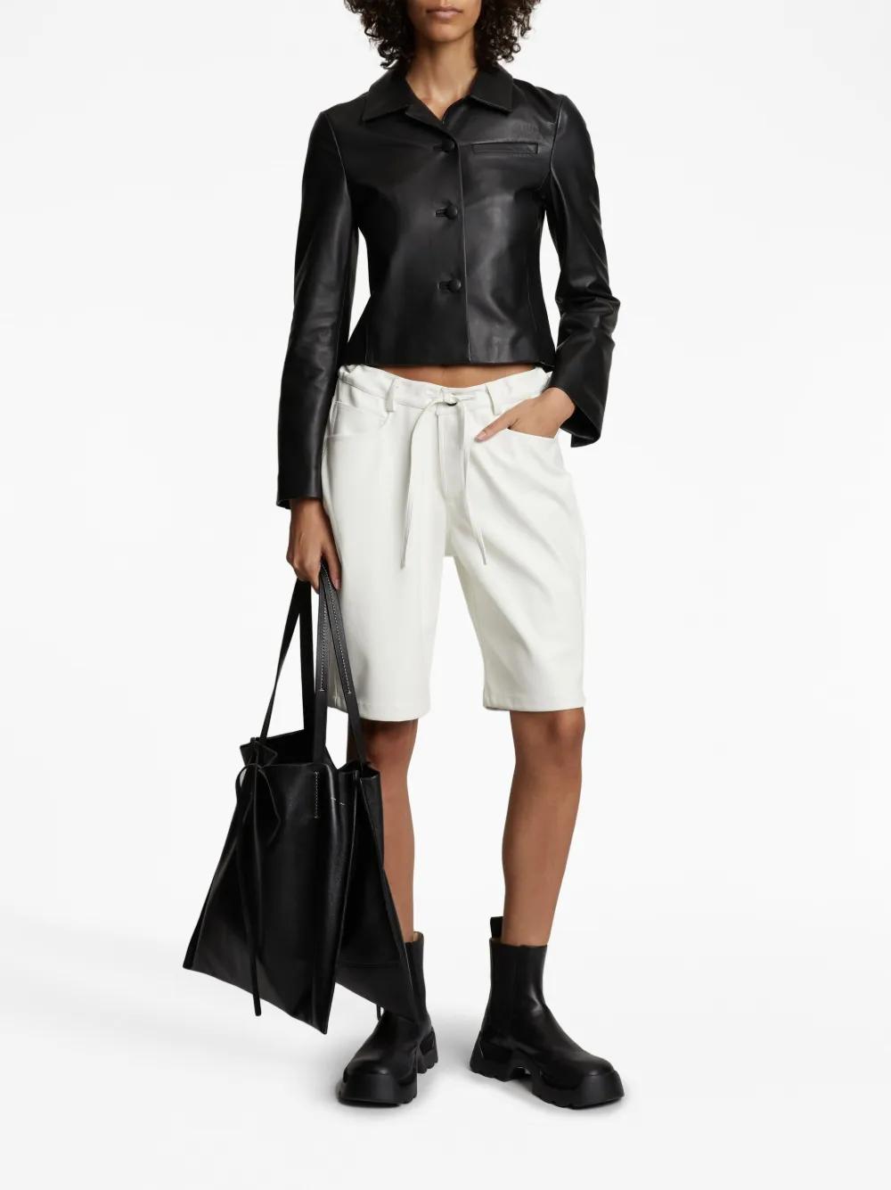 White Leather Jacket