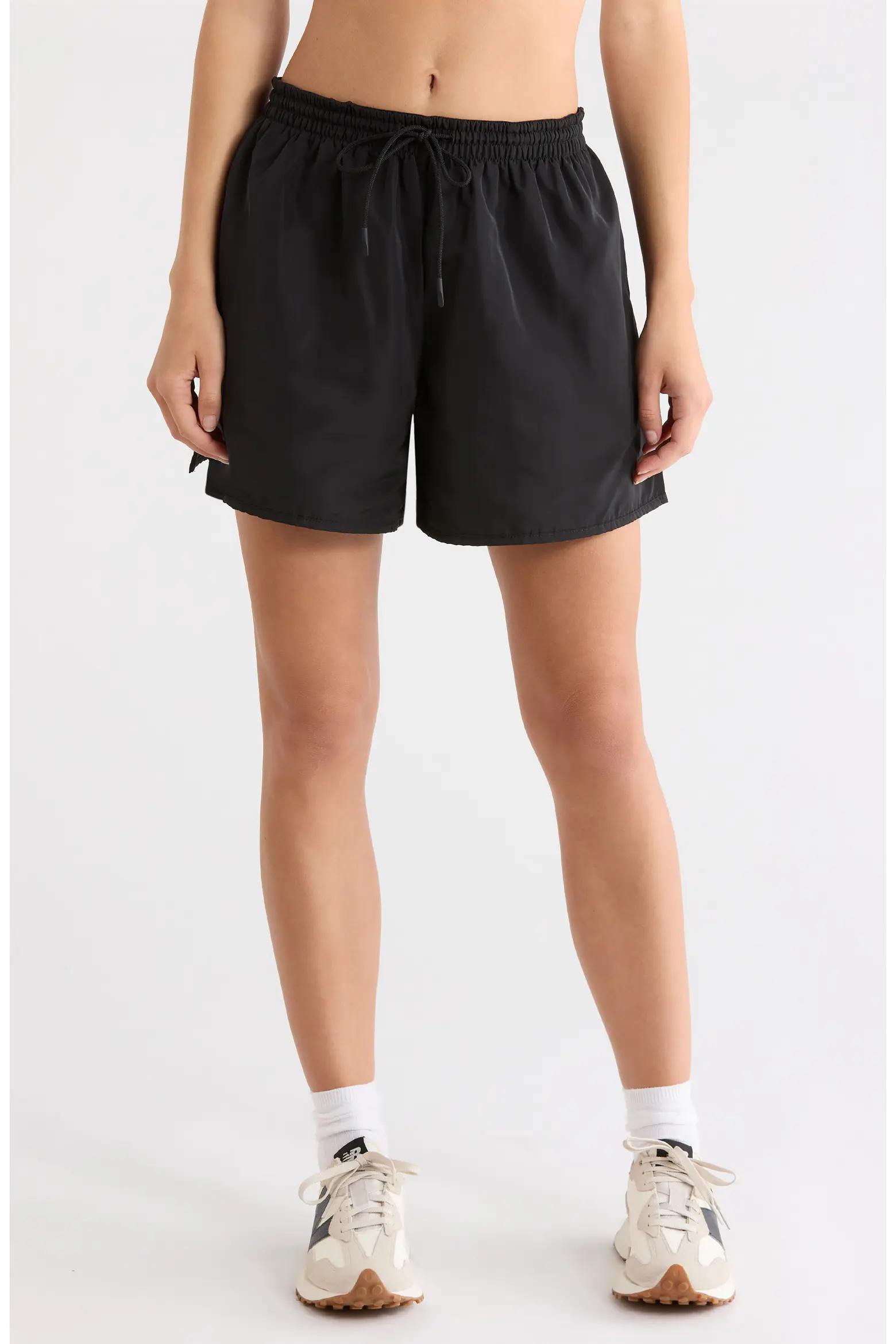 Black Running Shorts