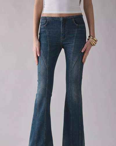 Blue Flared Jeans