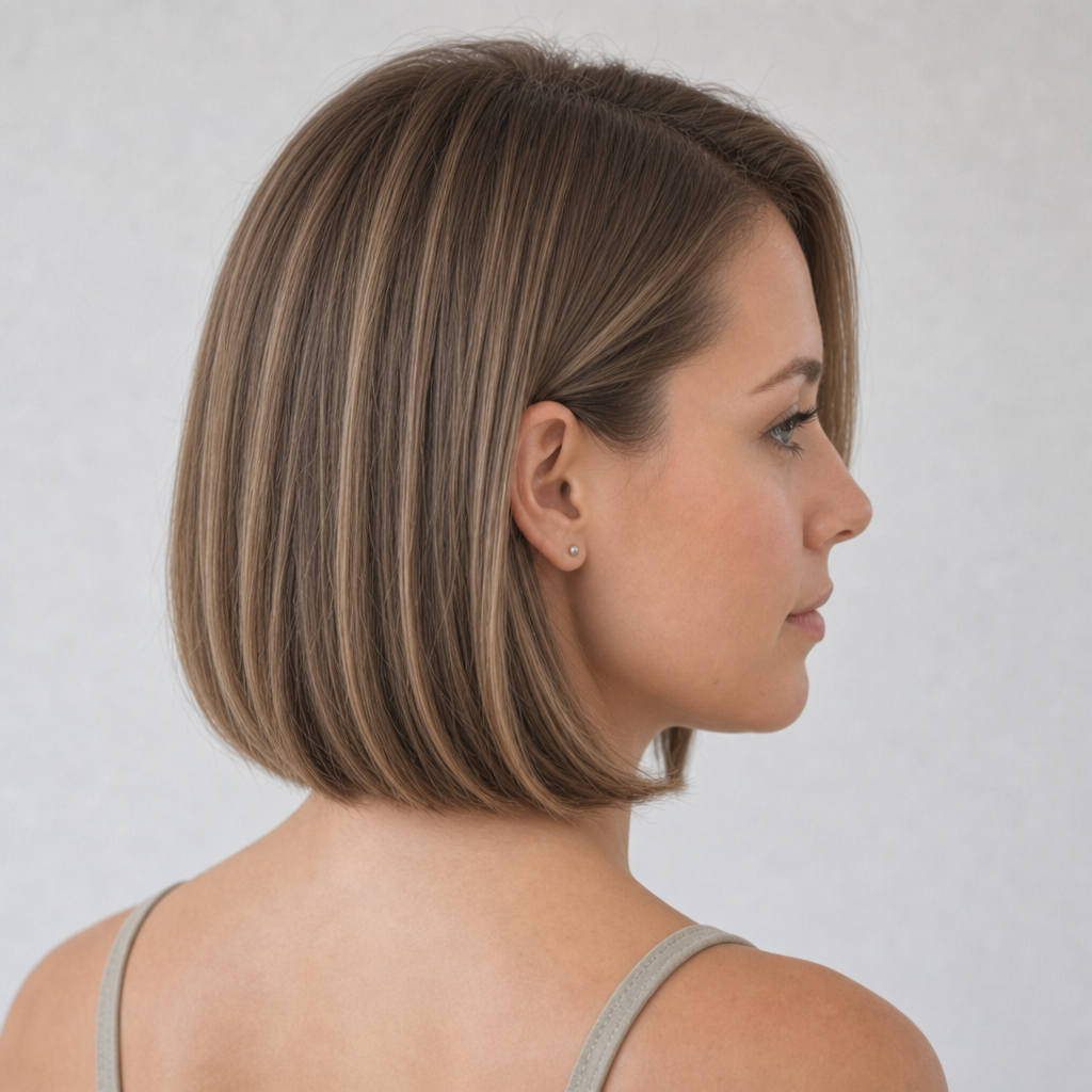 Sleek Jaw-Length Bob angle 2