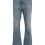 Light Wash High-Rise Flare Jeans