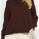 Brown Chunky Knit Sweater