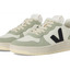 Sage and Cream Low-Top Sneakers