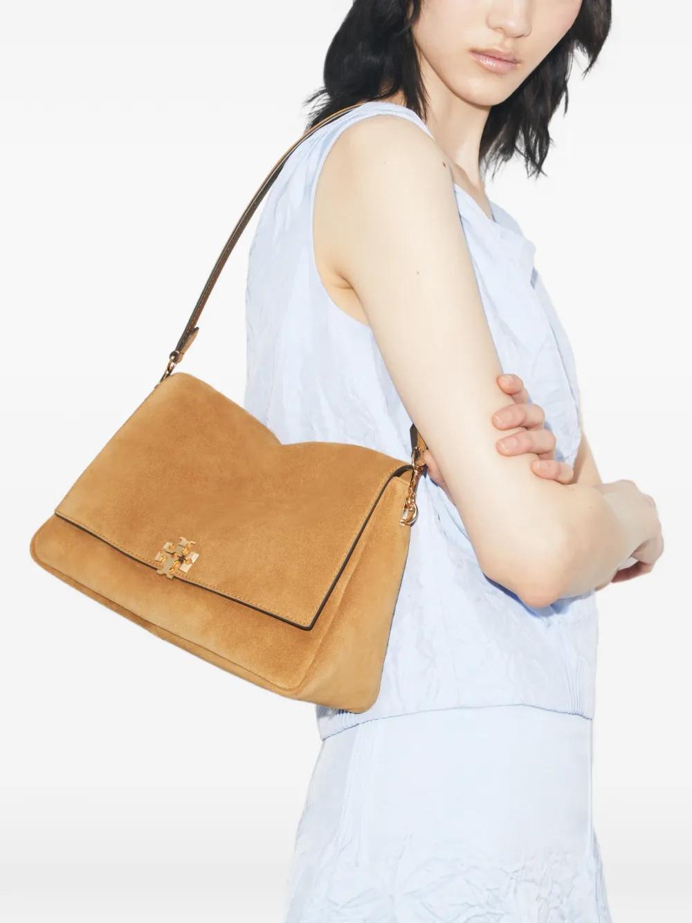 Tan Suede Shoulder Bag