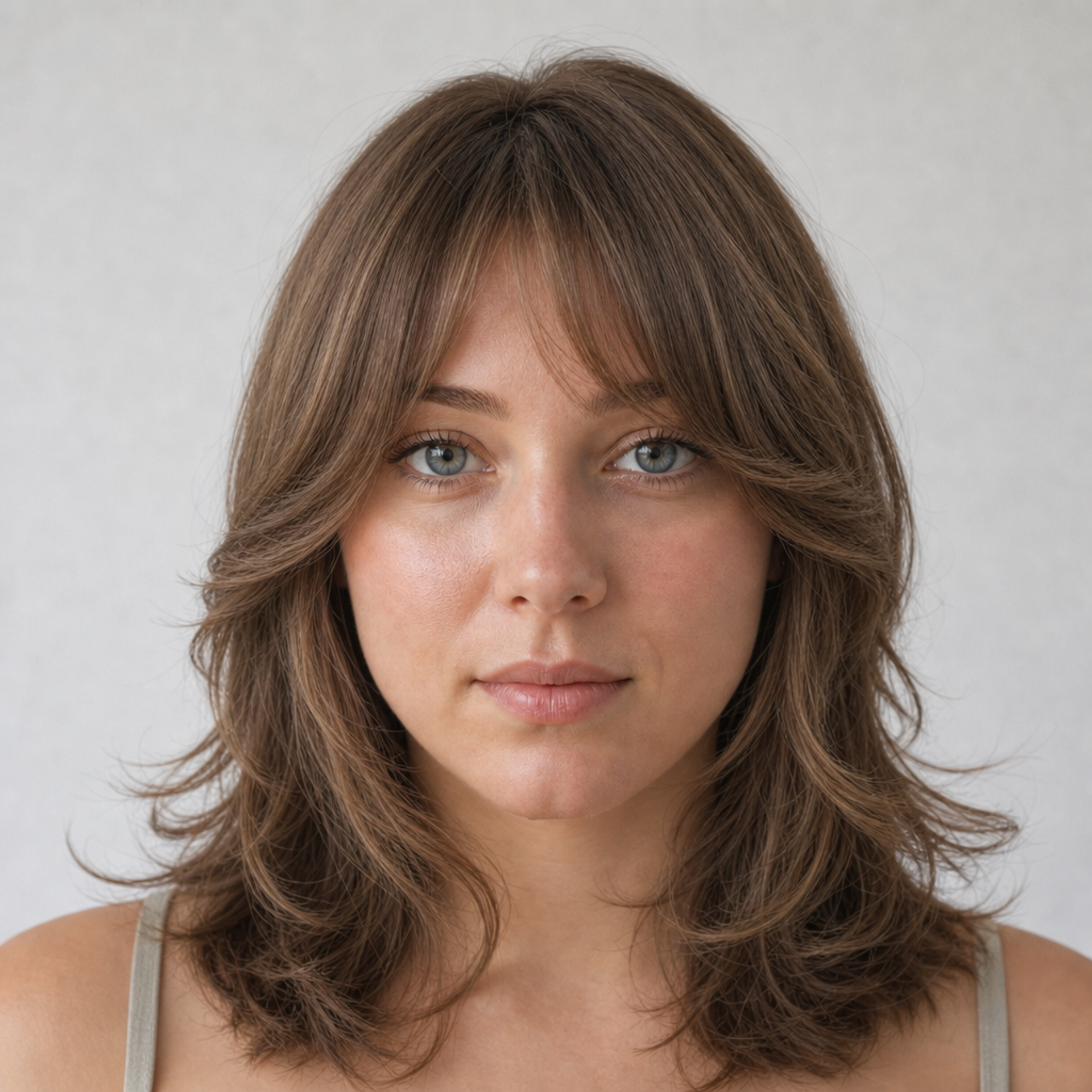 Layered Cut with Bangs