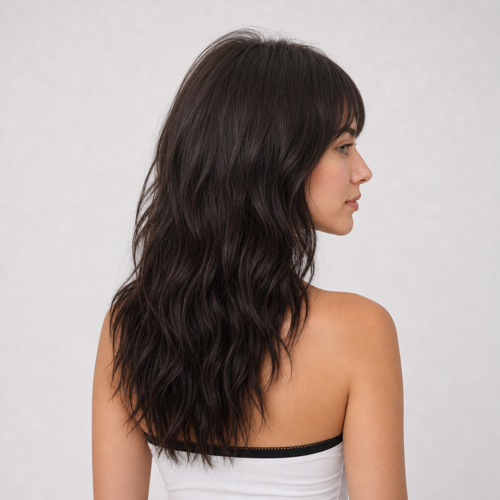 Long Shag with Bangs — angle 2