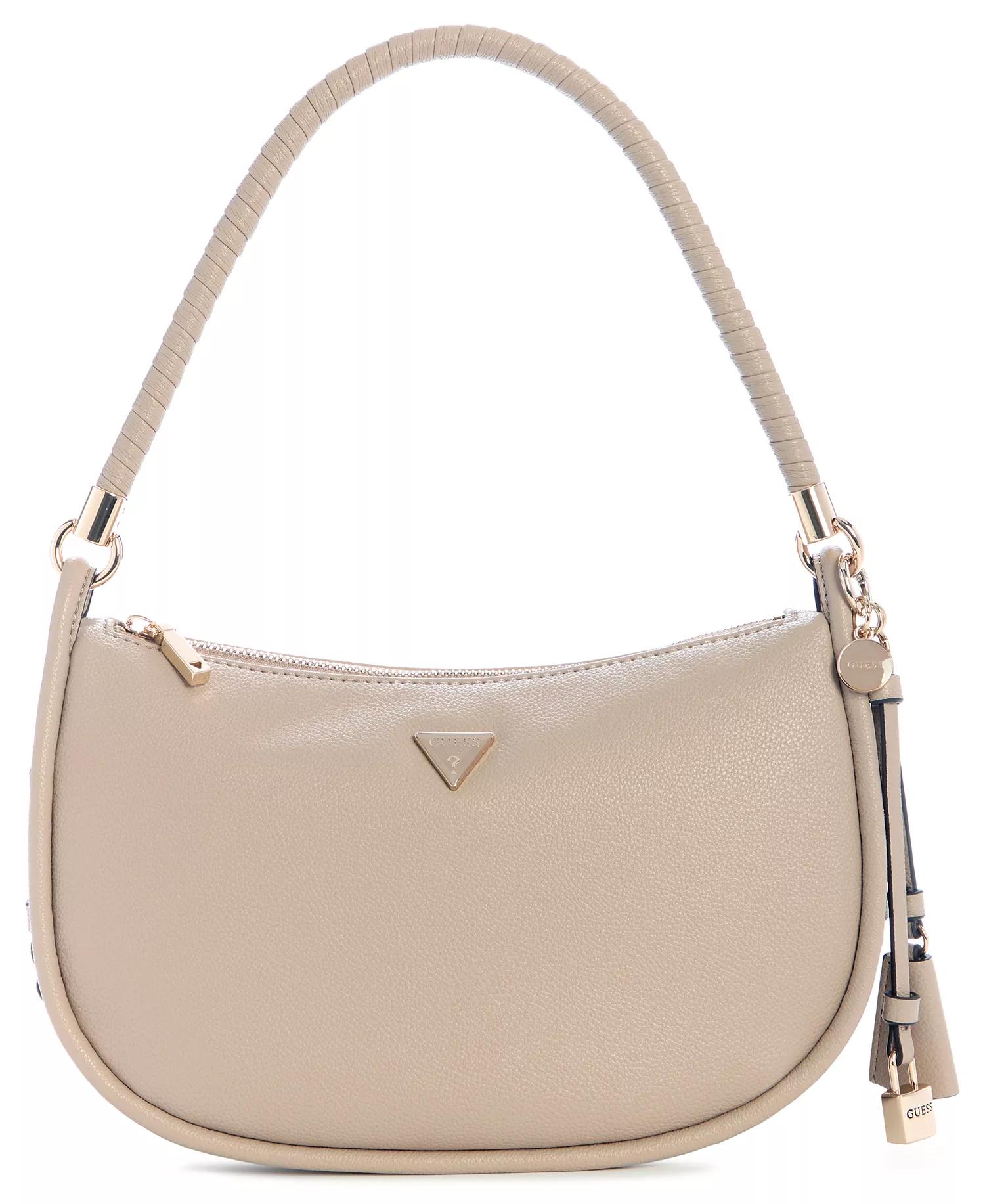 Cream Leather Shoulder Bag
