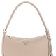 Cream Leather Shoulder Bag