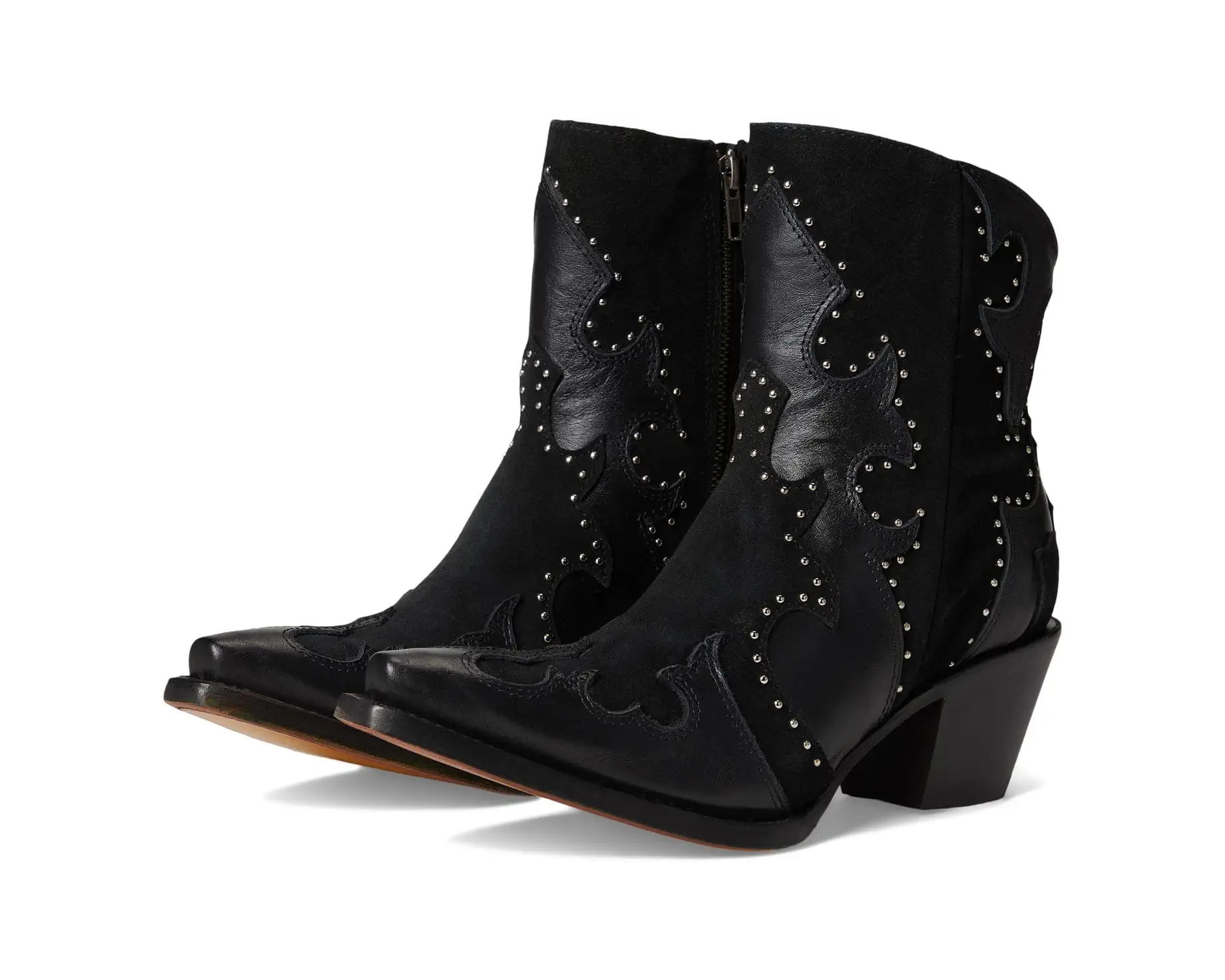 Black Studded Western Boots