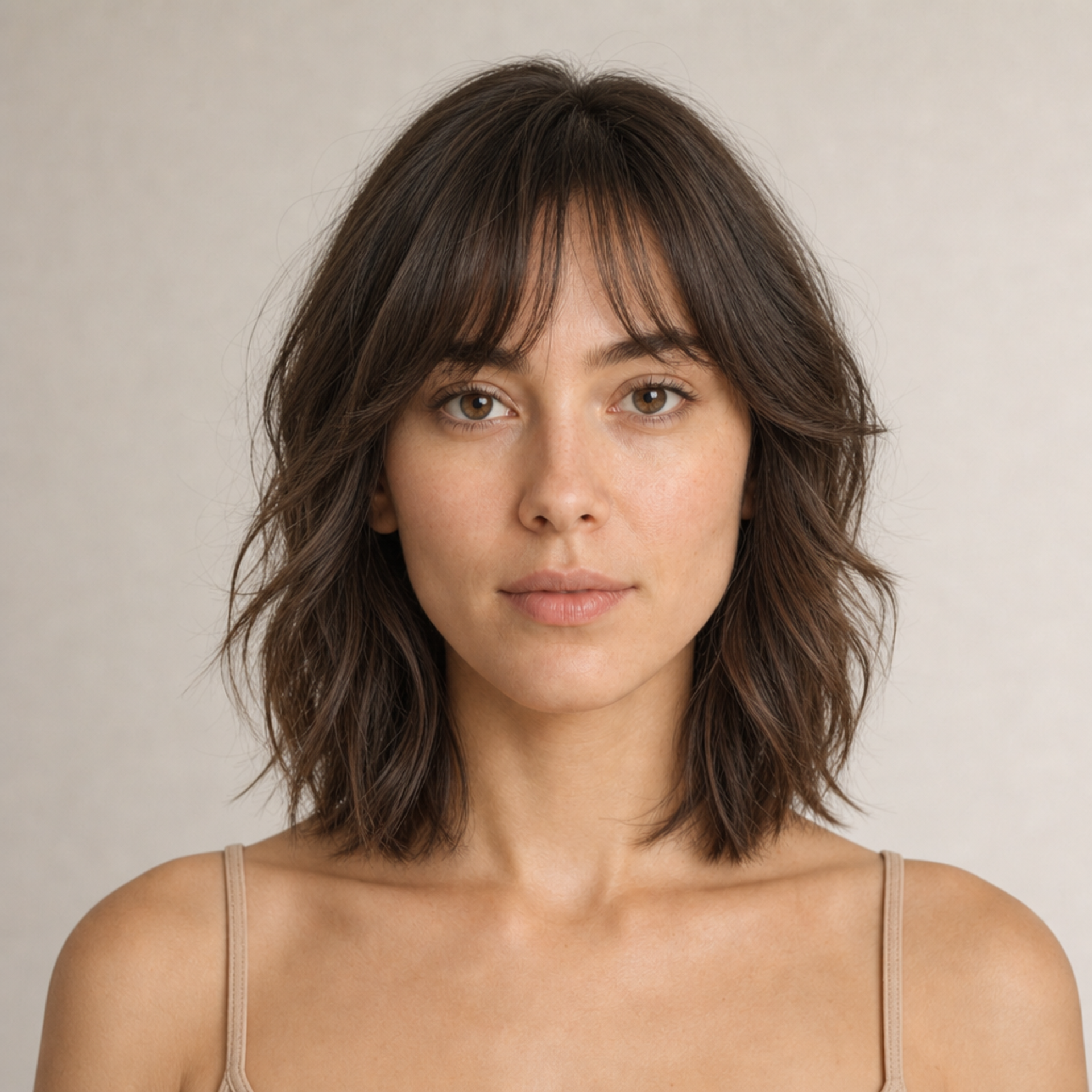 Shag Cut with Bangs