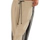 Beige Reisehose mit Seitenstreifen