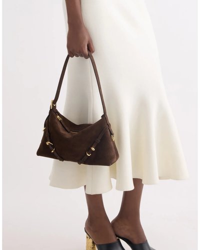 Brown Leather Shoulder Bag