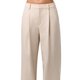 Cream Wide-Leg Trousers