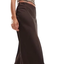 Dark Brown Maxi Skirt