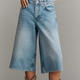Light Wash Wide-Leg Jeans