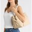 Cream Structured Tote Bag