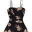 Black Floral Mini Dress