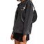 Black Knotted Leather Shoulder Bag