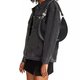 Black Knotted Leather Shoulder Bag