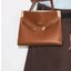 Tan Structured Tote Bag